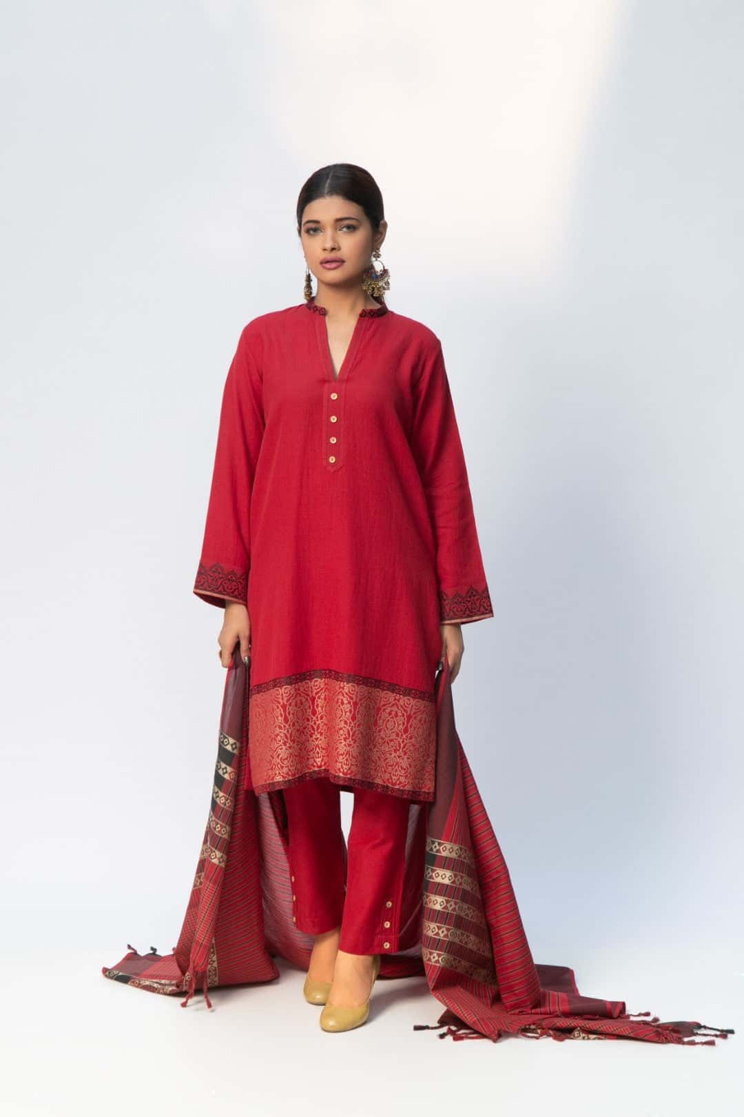 Glitz Hand Woven (Unstitch 3Pc)