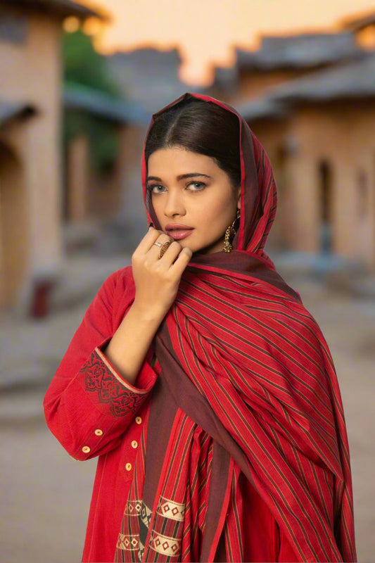 Glitz Hand Woven  (Unstitch 3Pc)