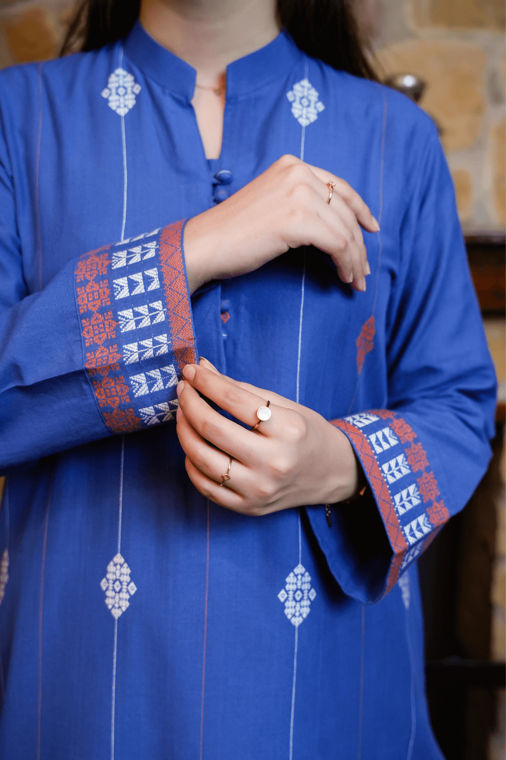 Aab-E-Hayat Handwoven 3pc