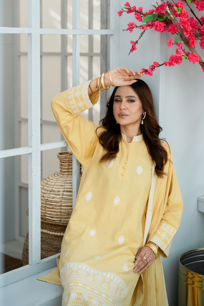 Gil-E-Awalin Handwoven 3pc