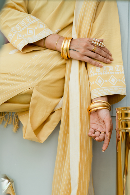 Gil-E-Awalin Handwoven 3pc