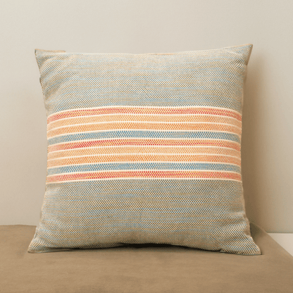 Hand-woven Multi Strip Dec Pillow Cover (16"x16")
