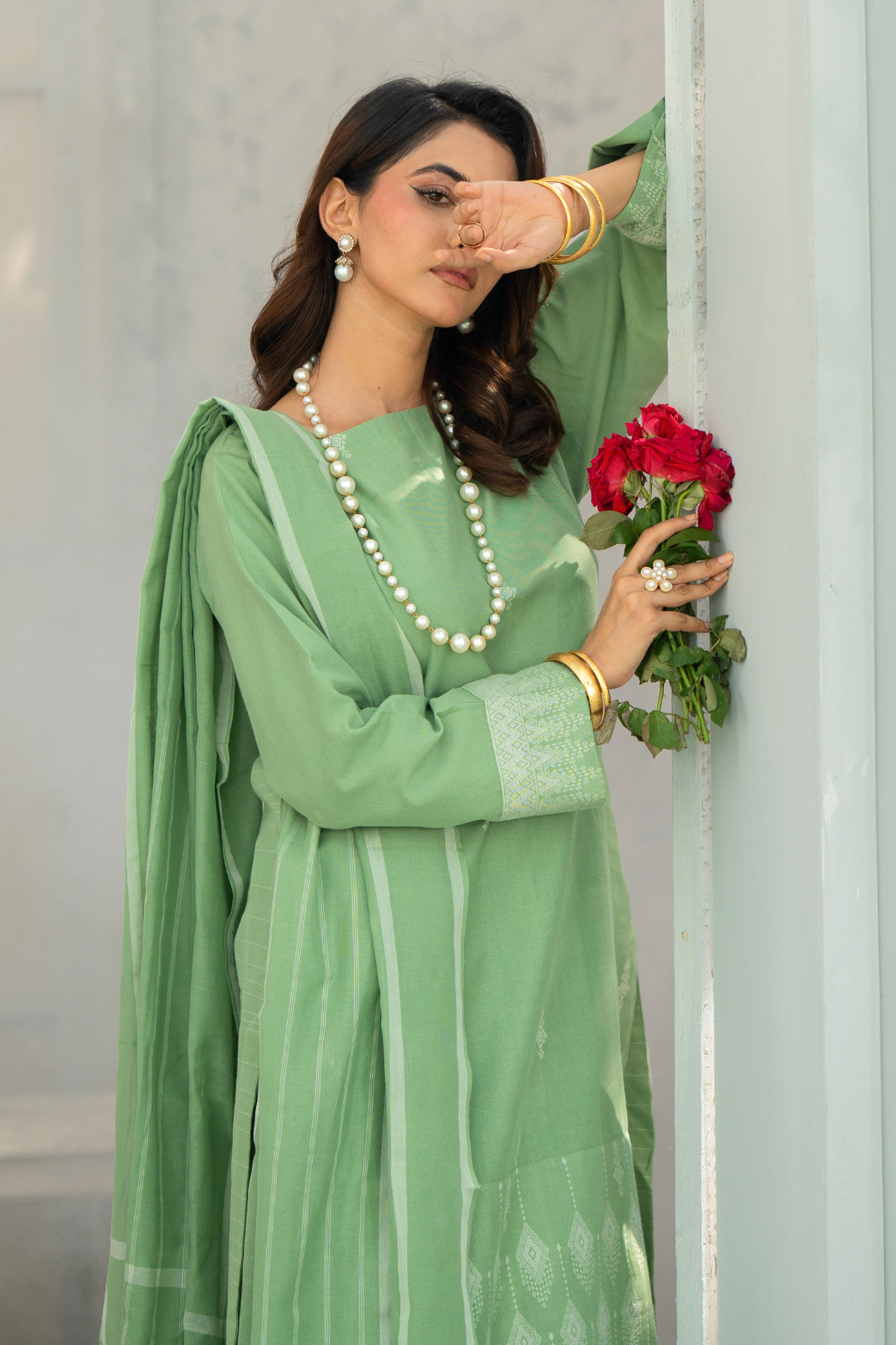 Mehr-E-Khizra Handwoven 3pc