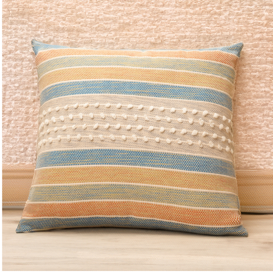 Multiple Stripes Loop Dec Pillow Cover (18"x18")
