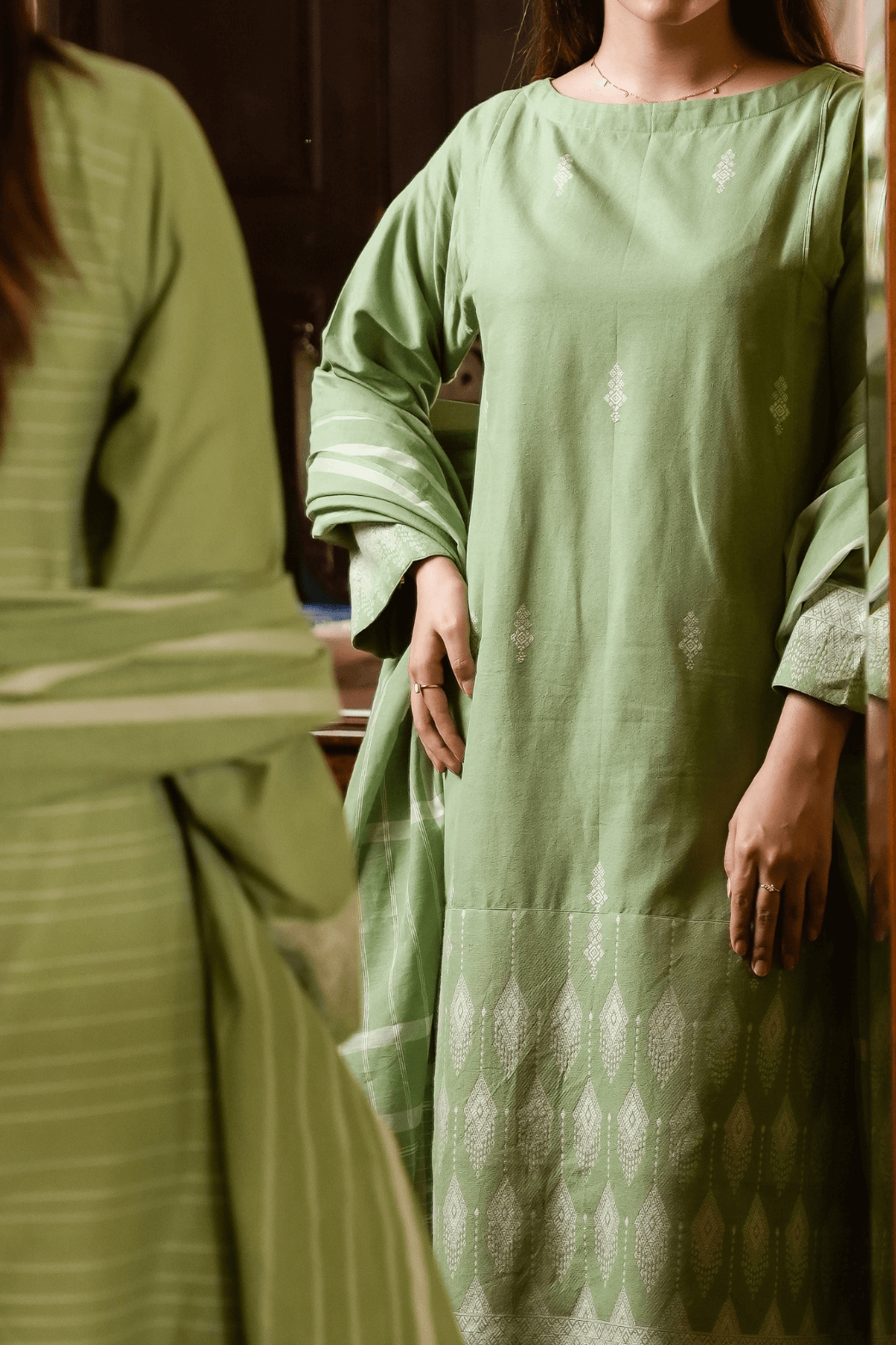 Mehr-E-Khizra Handwoven 3pc