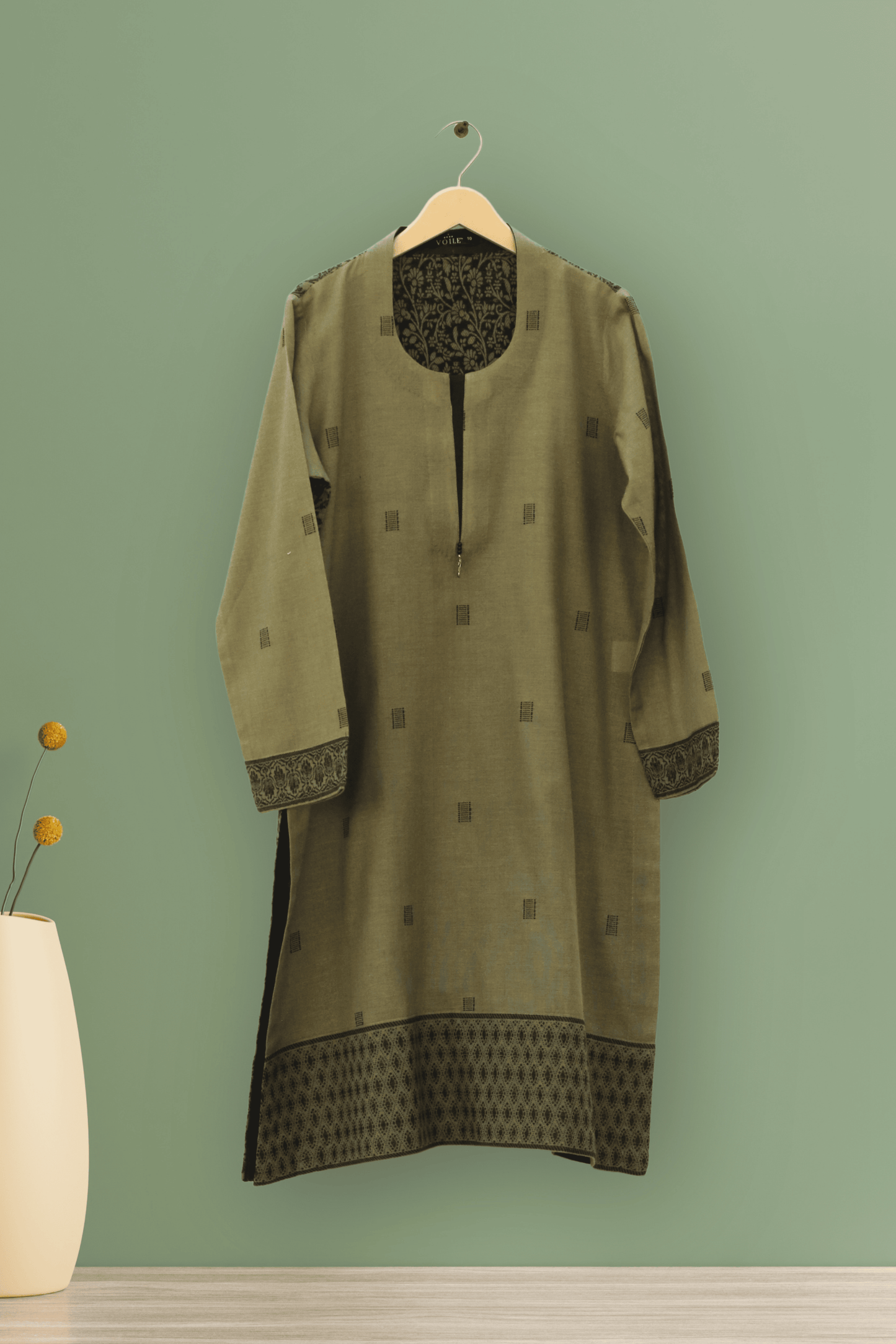 Deep Forest Hand-woven  Shirt