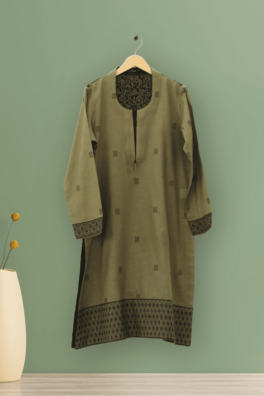 Deep Forest Hand-woven  Shirt