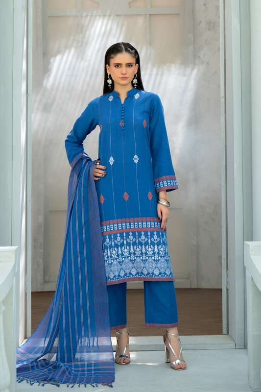 Aab-E-Hayat Handwoven 3pc