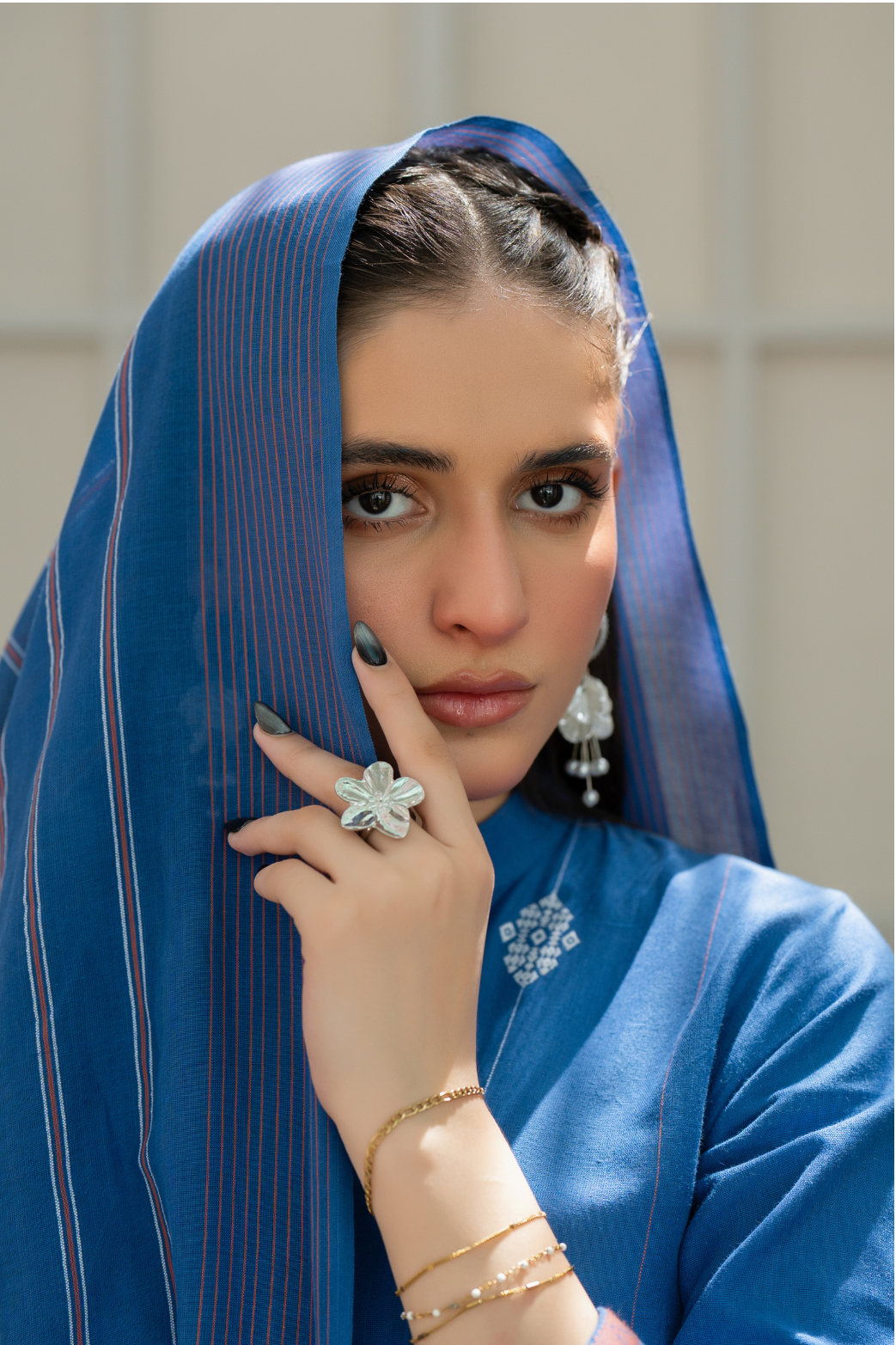 Aab-E-Hayat Handwoven 3pc