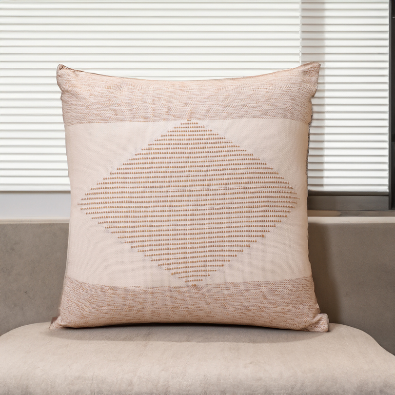 Fawn Diamond Rib Dec Pillow (18"x18")