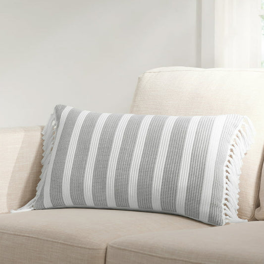 Hand-woven Super Chunky Dec Pillow Cover (13"x23")