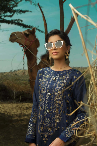 Navy Tensil, Dresses, Dresses, VOILE